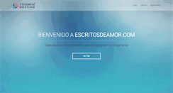 Desktop Screenshot of escritosdeamor.com