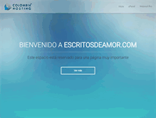 Tablet Screenshot of escritosdeamor.com